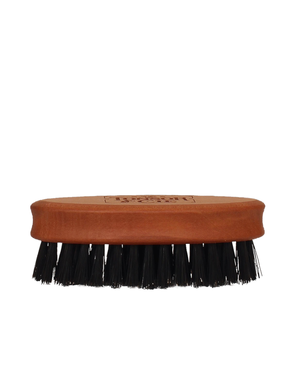 BROSSE À BARBE • 5 RANGS BRUN