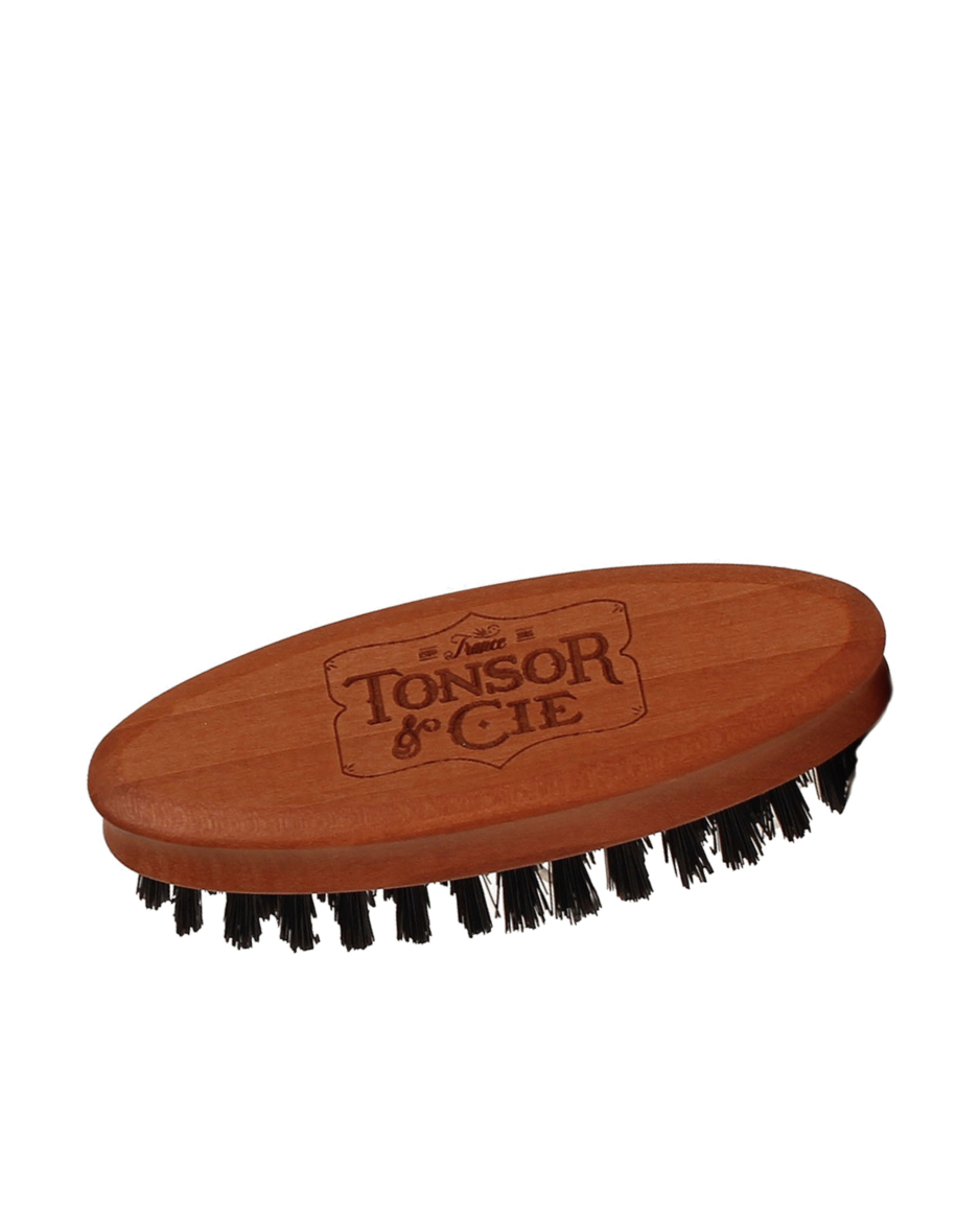 BROSSE À BARBE • 5 RANGS BRUN