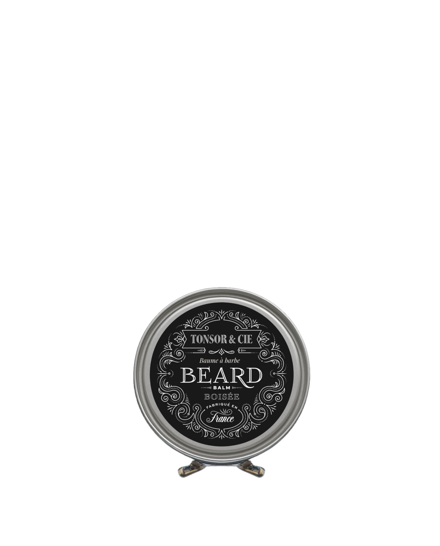 Tonsor & Cie – Woody Beard Balm 50 ml – Moisturizing & Taming Beard Care – Shea Butter, Beeswax & Vitamin E – Ebony Wood Fragrance – Natural – Formulated and Made in France