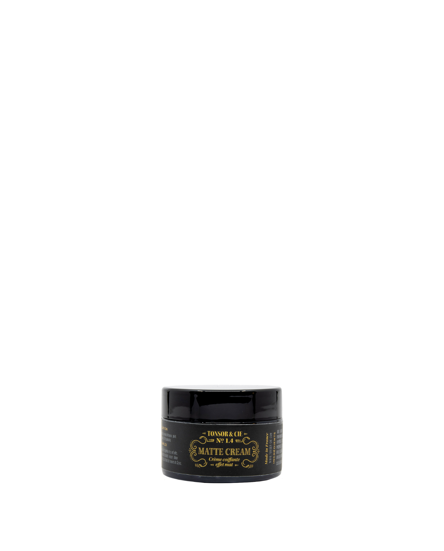 Tonsor & Cie – Matte Cream 30 ml – Strong Hold Matte Styling Cream – Beeswax & Mineral Oils – Non-Greasy Texture – Natural – Formulated and Made in France