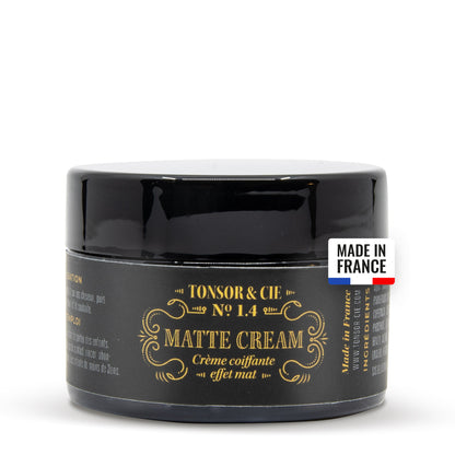 Matte Cream • Crème Coiffante Effet Mat 30 ml • Tonsor & Cie