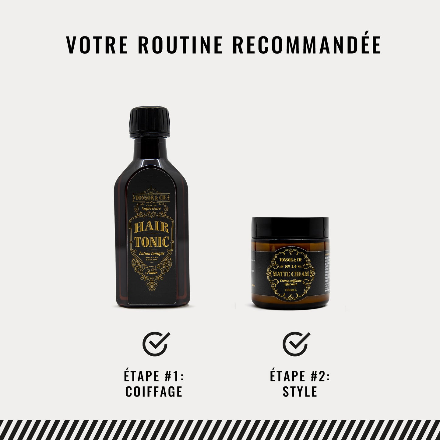 Matte Cream • Crème Coiffante Effet Mat 30 ml • Tonsor & Cie