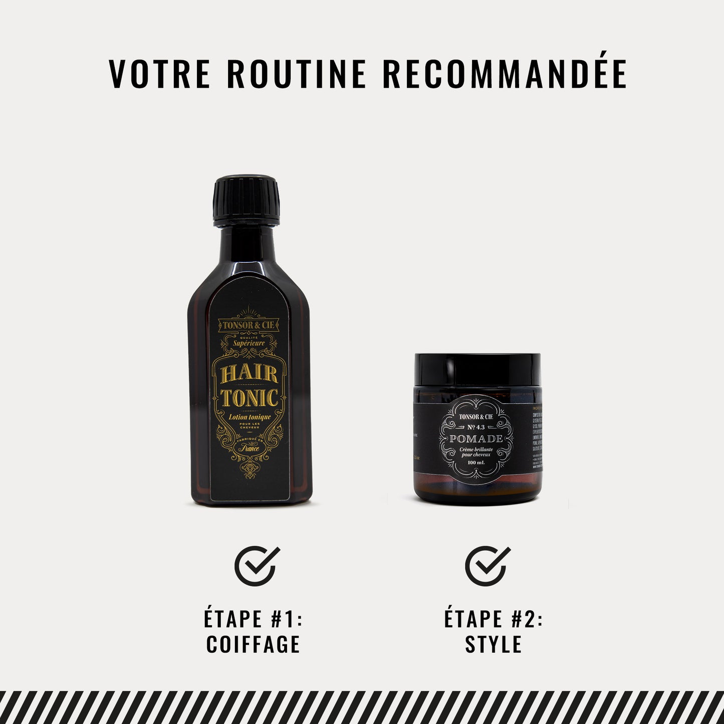 Tonsor & Cie – Pomade 30 ml – Strong Hold Shiny Styling Cream – Elegant Shine & Structured Hold – Flexible Water-Soluble Texture – Made in the Netherlands