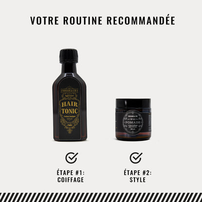Tonsor & Cie – Pomade 30 ml – Strong Hold Shiny Styling Cream – Elegant Shine & Structured Hold – Flexible Water-Soluble Texture – Made in the Netherlands