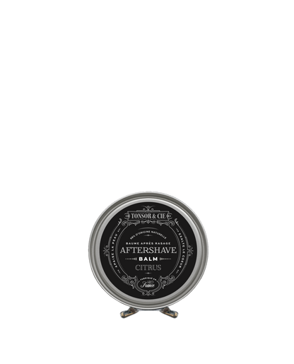 Tonsor & Cie – Citrus Aftershave Balm 50 ml – Hydrates, Soothes & Repairs the Skin – Shea Butter, Coconut Oil & Aloe Vera – Smooth Melting Texture – Formulated and Made in France