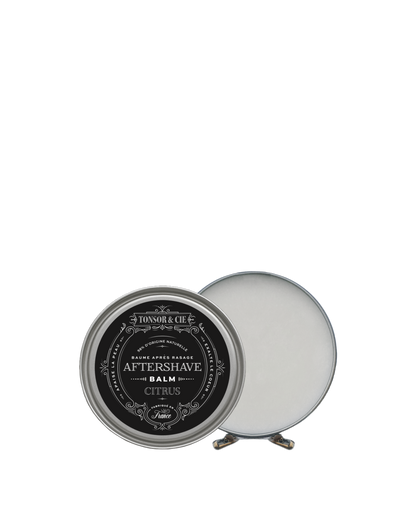 Tonsor & Cie – Citrus Aftershave Balm 50 ml – Hydrates, Soothes & Repairs the Skin – Shea Butter, Coconut Oil & Aloe Vera – Smooth Melting Texture – Formulated and Made in France