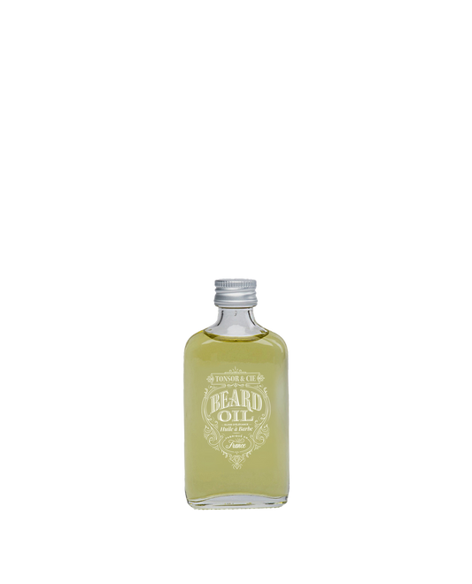 Tonsor & Cie - Huile à Barbe Boisée 50 ml - Soin Barbe Hydratant & Régénérant - Huile de Chanvre, Pépin de Raisin & Abricot - Parfum Bois d’Ébène - Naturelle - Formulée et Fabriquée en France