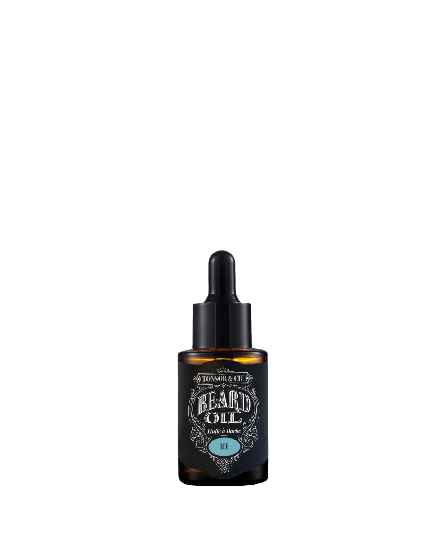 Tonsor & Cie - Huile à Barbe Ice 30 ml - Soin Barbe Hydratant & Apaisant - Huile de Coco Bio & Avocat - Parfum Menthe Glacée & Cèdre - Naturelle - Formulée et Fabriquée en France