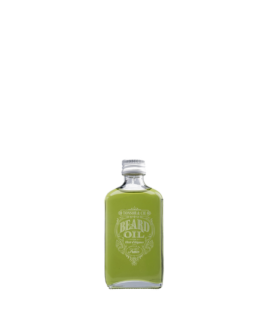Tonsor & Cie - Huile à Barbe Marine 50 ml - Soin Barbe Hydratant & Protecteur - Huile de Pongamia, Abricot & Pépin de Raisin - Parfum Alizé Iodé - Naturelle - Formulée et Fabriquée en France