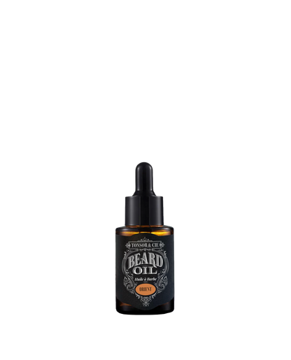 Tonsor & Cie – Orient Beard Oil 30 ml – Moisturizing & Soothing Beard Care – Roucou Oil – Amber, Cedar & Vanilla Fragrance – Natural – Formulated and Made in France