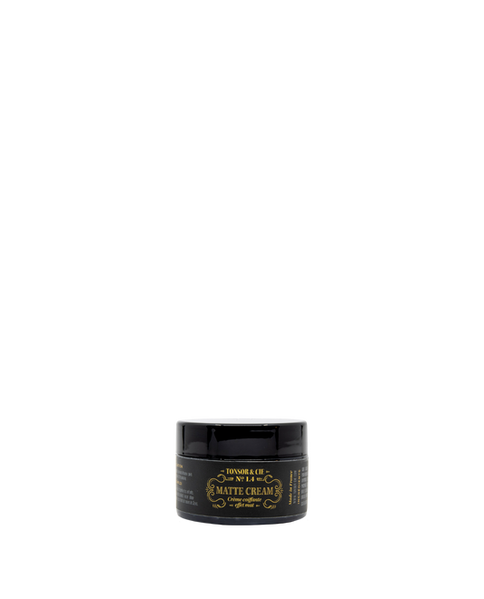 Tonsor & Cie – Matte Cream 30 ml – Strong Hold Matte Styling Cream – Beeswax & Mineral Oils – Non-Greasy Texture – Natural – Formulated and Made in France