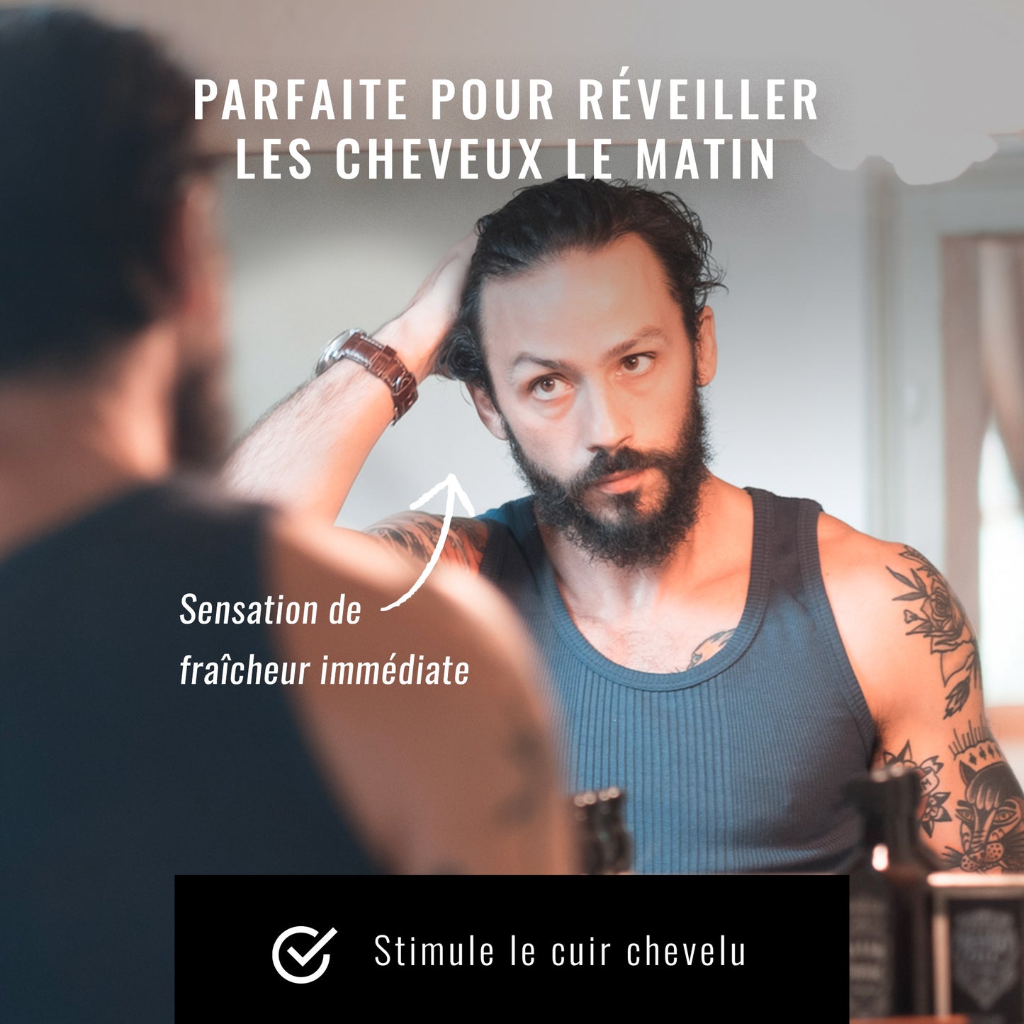 Hair Tonic Citrus • Lotion Tonique Cheveux Homme 200 ml • Tonsor & Cie