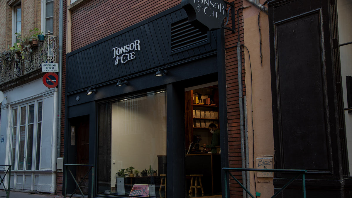 La devanture Tonsor & Cie au 31 rue Bouquières à Toulouse